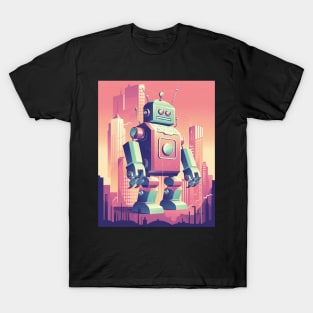 Retro-Futuristic Robots T-Shirt